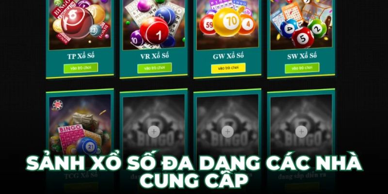 Các hạng mục xổ số trực tuyến nổi bật